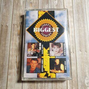 Todays Biggest Country Cassette Tape Top Artists Sammy Kershaw Martina McBride